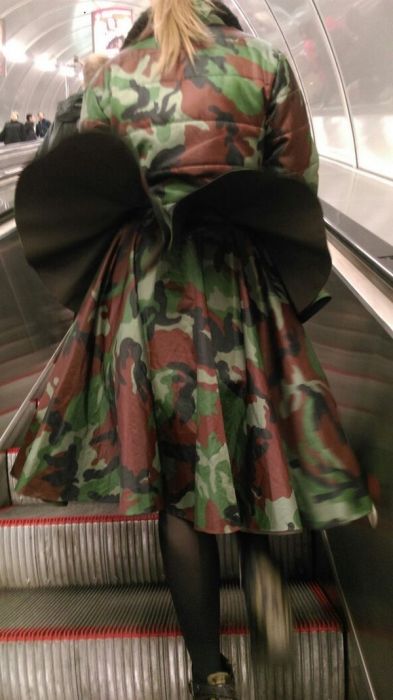 Модные пассажиры нашего метро