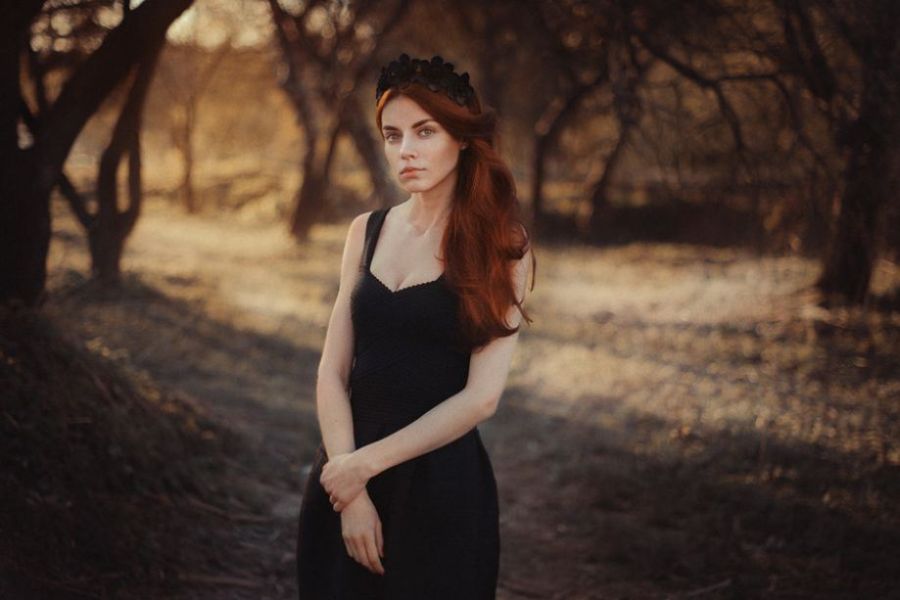 Красивые девушки на природе (36 фото)