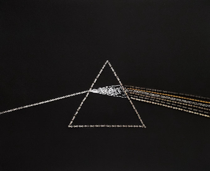 Картины из велосипедных запчастей (16 фото)