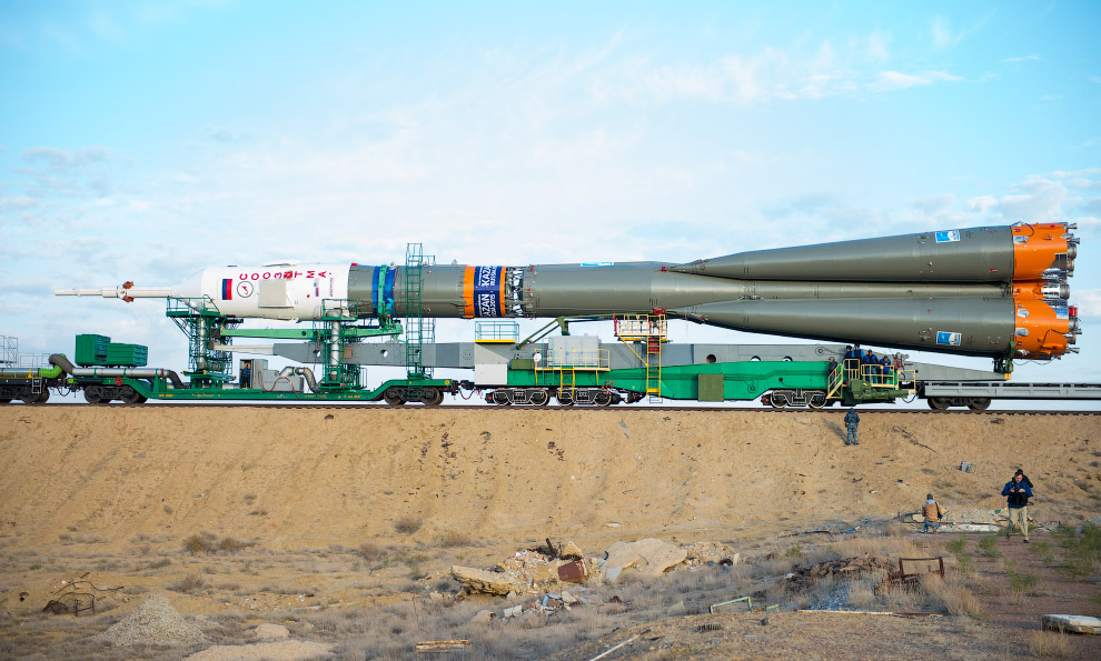 Старт космического корабля «Союз ТМА-14М»