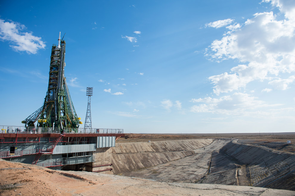 Старт космического корабля «Союз ТМА-14М»