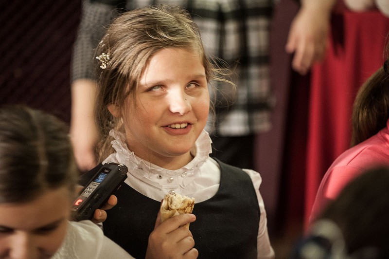 Театр для слепых детей