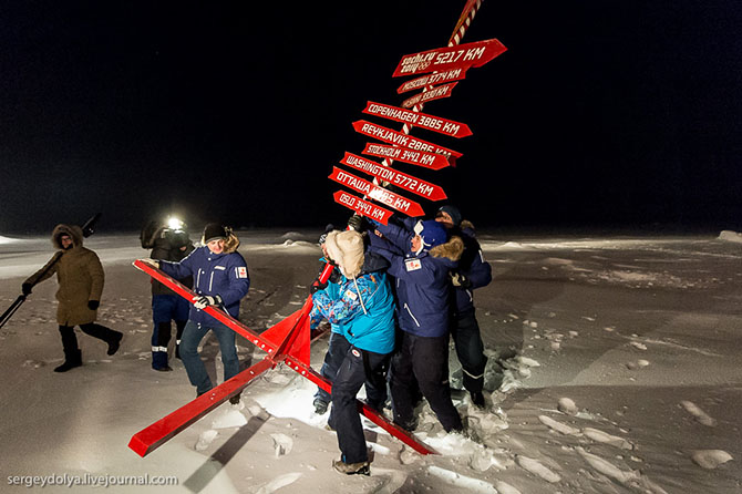 Как прошла эстафета Олимпийского огня на Северном полюсе Как прошла эстафета Олимпийского огня на Северном полюсе