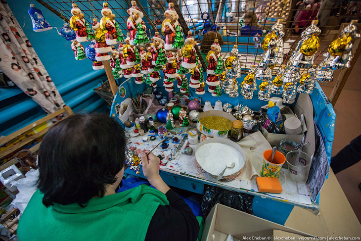Производство елочных игрушек