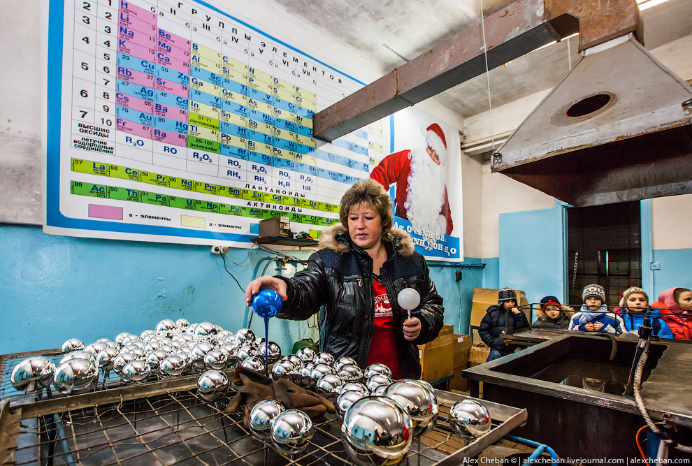 Производство елочных игрушек