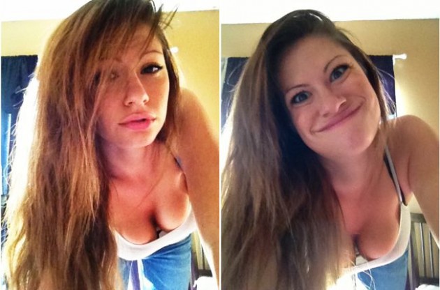 Девушки строят рожи