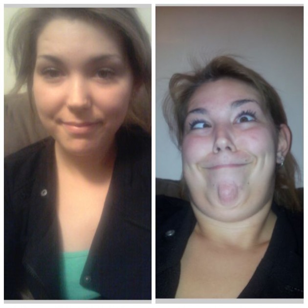 Девушки строят рожи