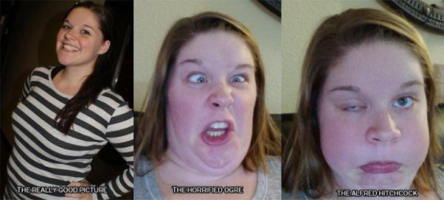 Девушки строят рожи