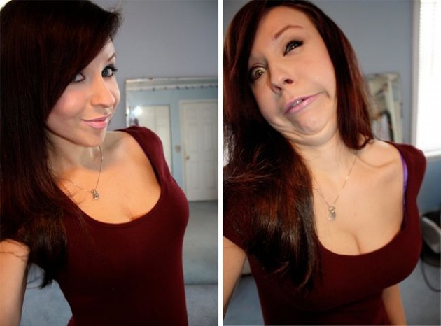 Девушки строят рожи