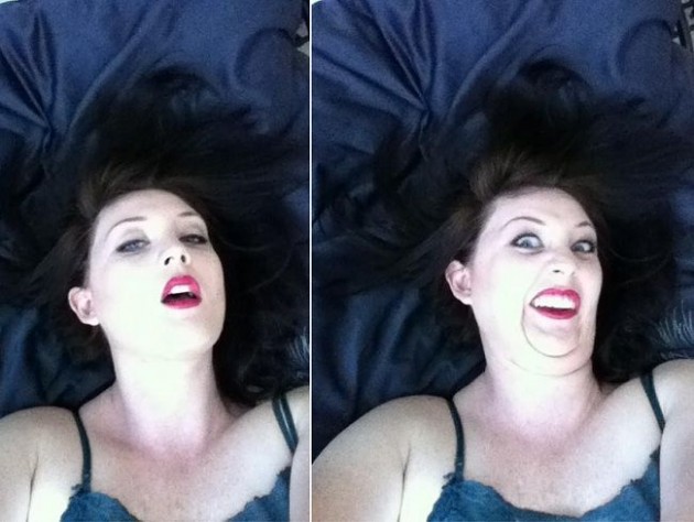 Девушки строят рожи