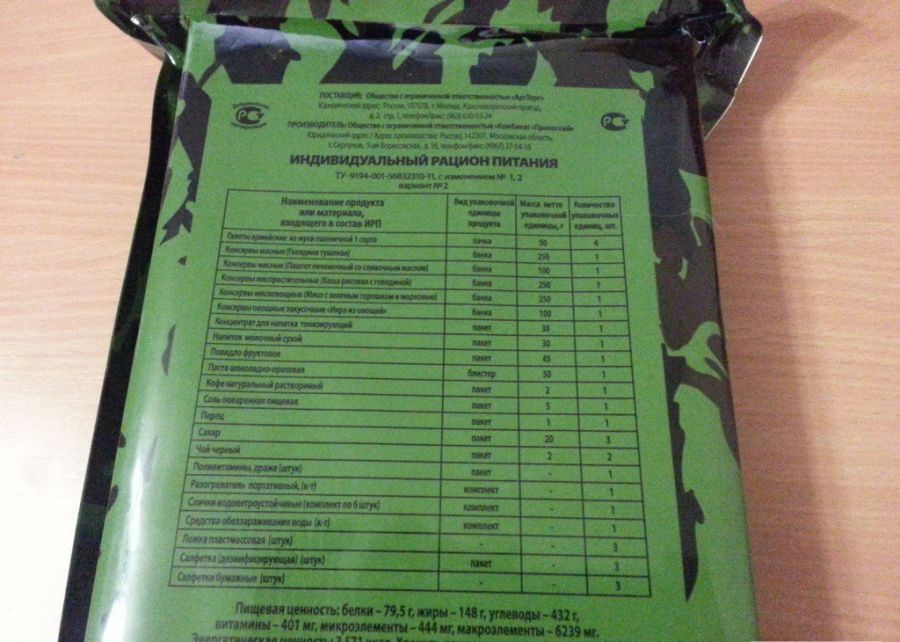 Сухой паёк российской армии (27 фото)