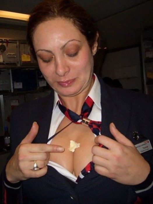 Игривые стюардессы (22 фото)