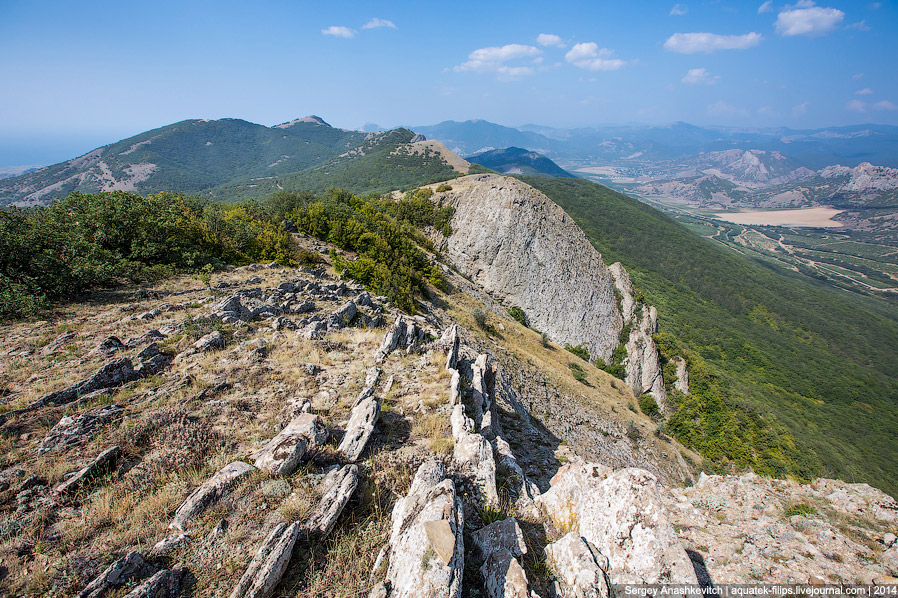 Хребты Юго-восточного Крыма