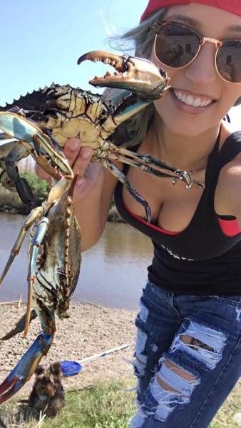 Девушки и рыбалка