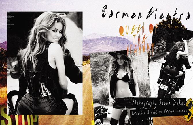 Памела Андерсон и Кармен Электра в журнале Lovecat (11 фото)