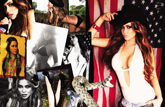 Памела Андерсон и Кармен Электра в журнале Lovecat (11 фото)