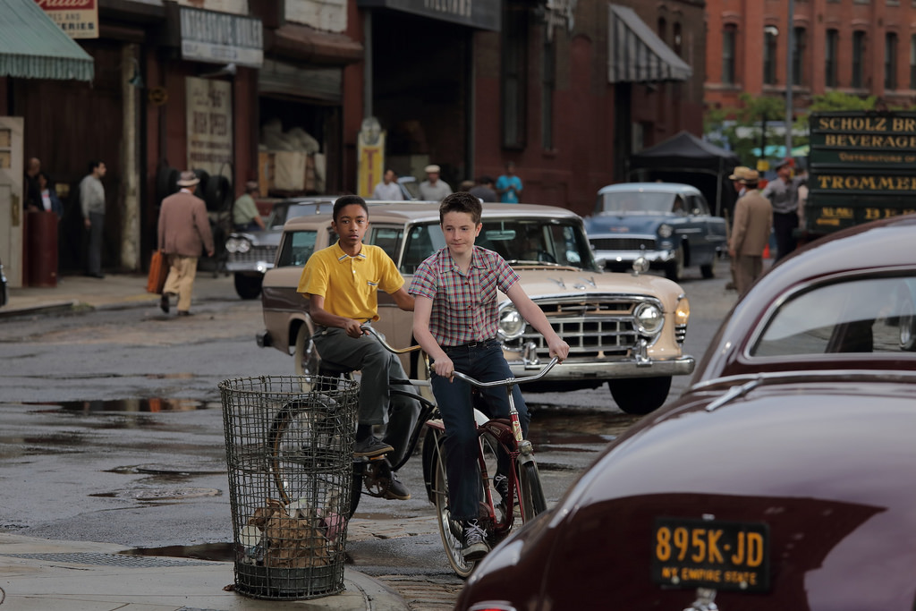 На съемочной площадке фильма Стивена Спилберга На съемочной площадке фильма Стивена Спилберга