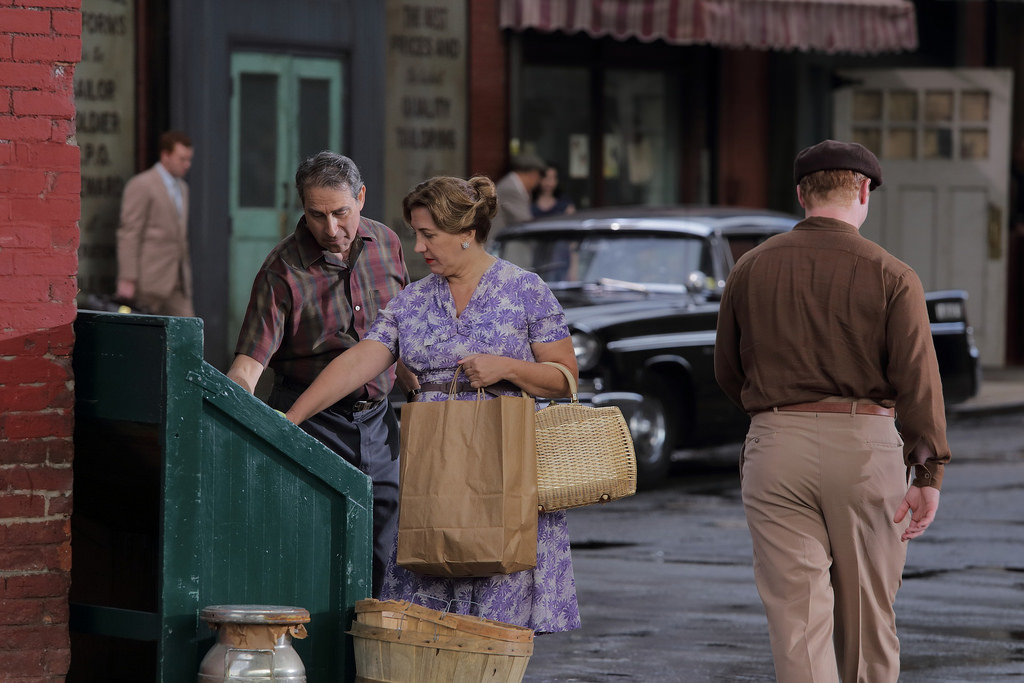 На съемочной площадке фильма Стивена Спилберга На съемочной площадке фильма Стивена Спилберга