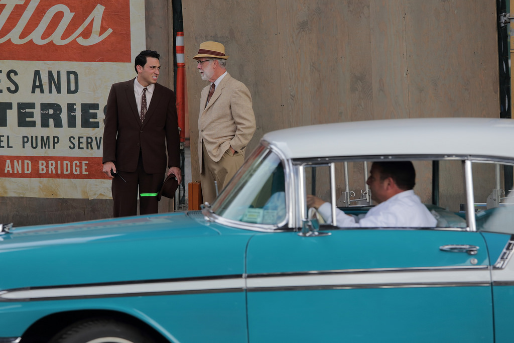 На съемочной площадке фильма Стивена Спилберга На съемочной площадке фильма Стивена Спилберга