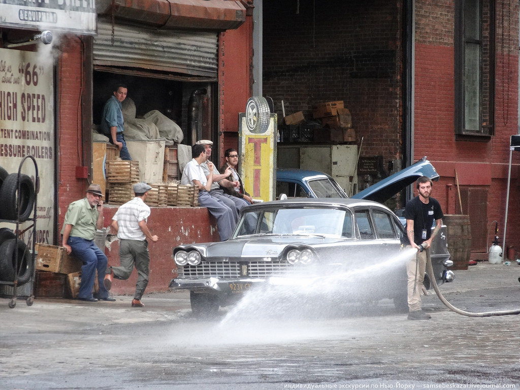 На съемочной площадке фильма Стивена Спилберга На съемочной площадке фильма Стивена Спилберга