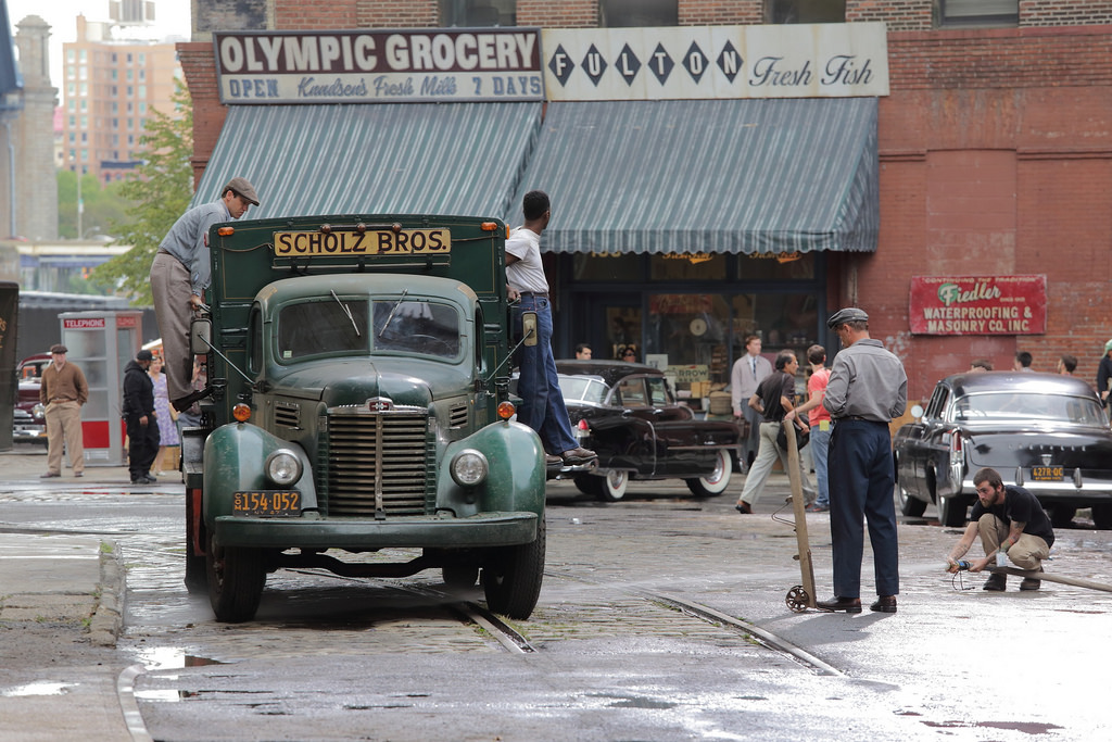 На съемочной площадке фильма Стивена Спилберга На съемочной площадке фильма Стивена Спилберга