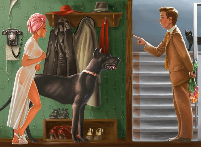 Художник Валерий Барыкин, иллюстрации пин-ап