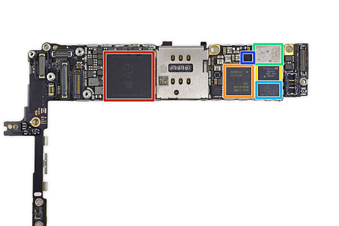 Что внутри нового iPhone 6s