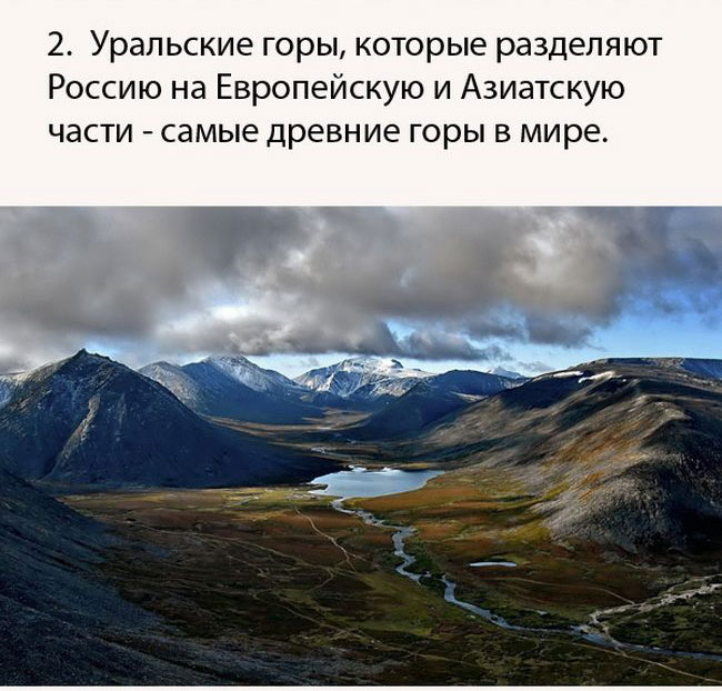 Интересные факты о России