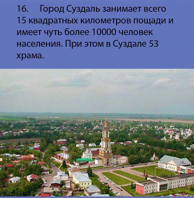 Интересные факты о России