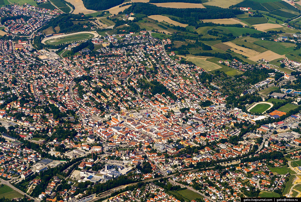 Земля из окна самолета в 2013 году