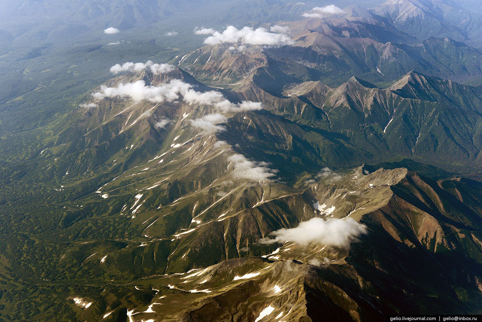 Земля из окна самолета в 2013 году