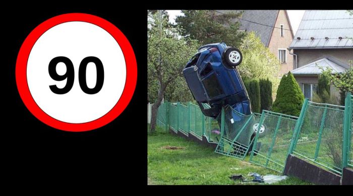 Соотношение скорости и масштаба аварии (11 фото)