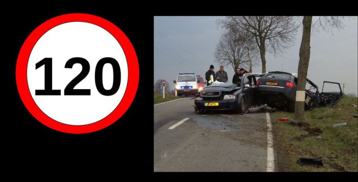 Соотношение скорости и масштаба аварии (11 фото)