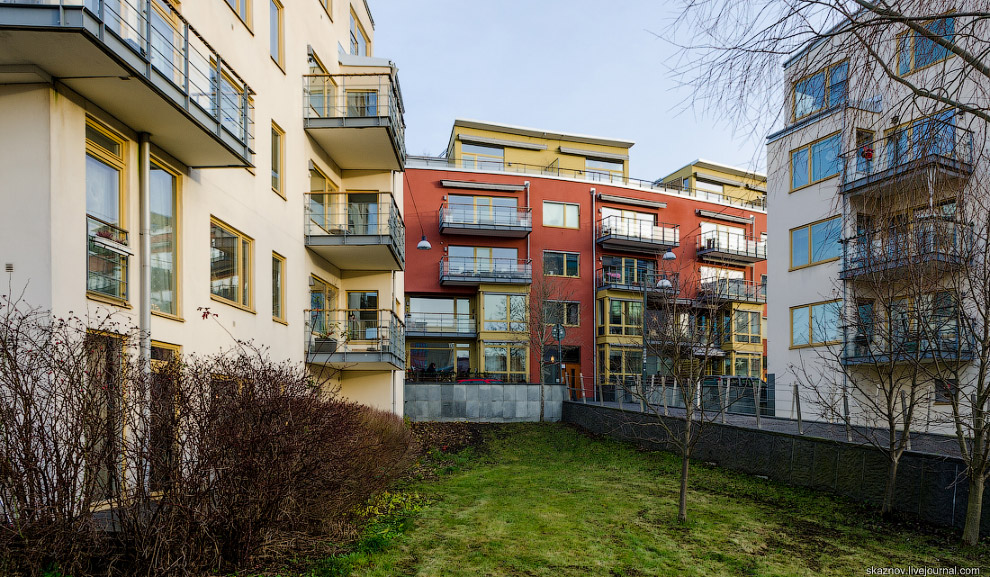 Экоквартал в Стокгольме