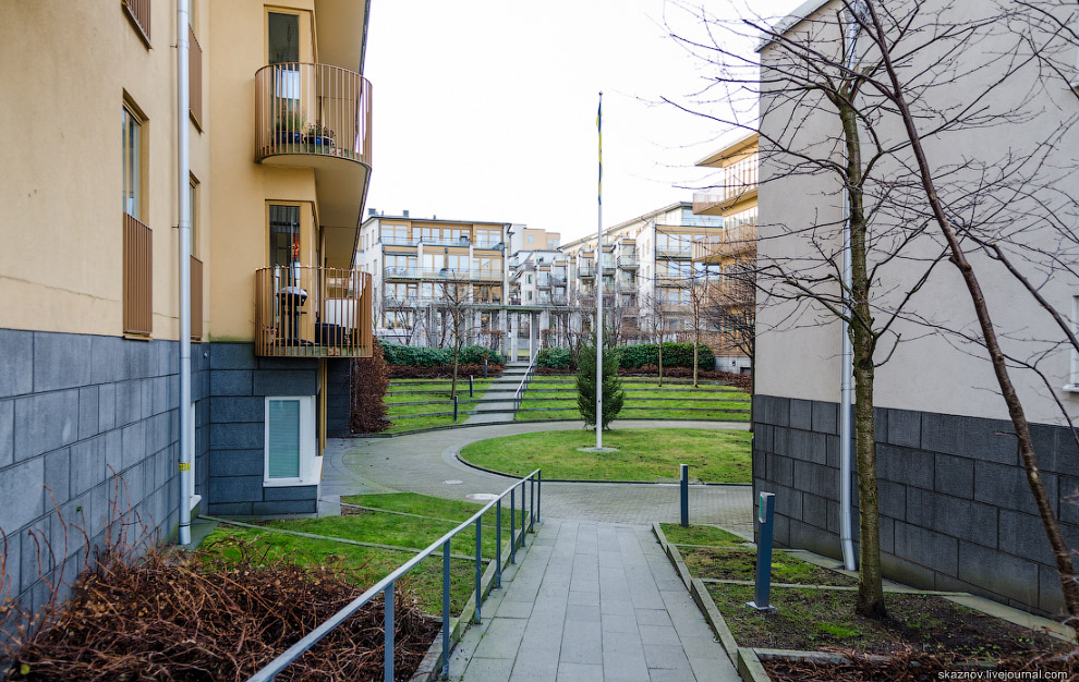 Экоквартал в Стокгольме