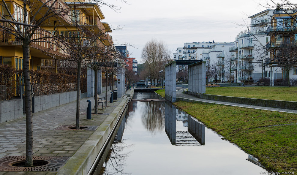 Экоквартал в Стокгольме
