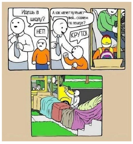 Смешные комиксы