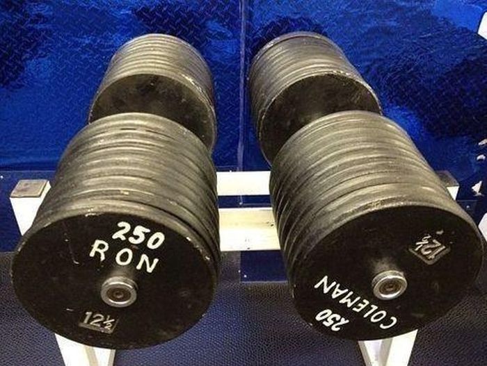 Эти гантели принадлежат Ронни Колеману (11 фото)