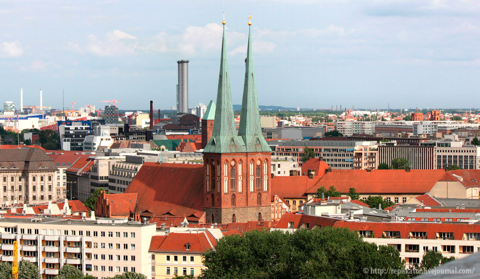 Берлин с высоты Берлинского Кафедрального Собора Берлин с высоты Берлинского Кафедрального Собора