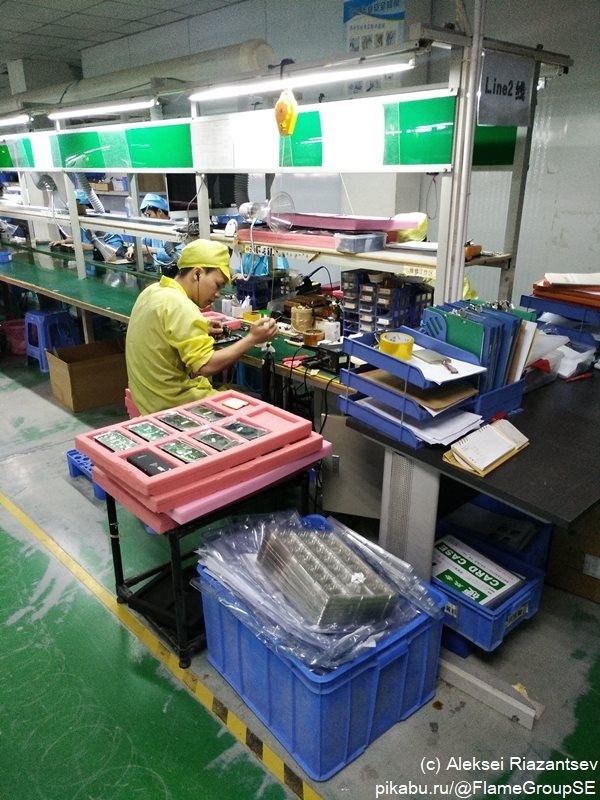 Процесс производства смартфонов в Китае Процесс производства смартфонов в Китае