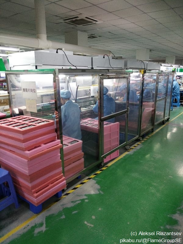 Процесс производства смартфонов в Китае Процесс производства смартфонов в Китае