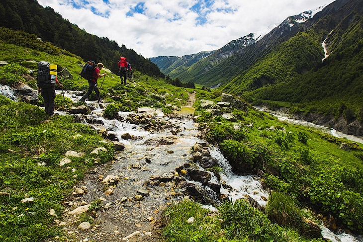 Ледник Адиши на Кавказе Ледник Адиши на Кавказе