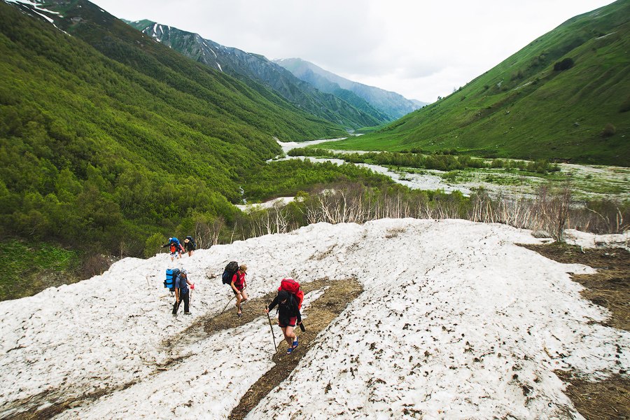 Ледник Адиши на Кавказе Ледник Адиши на Кавказе