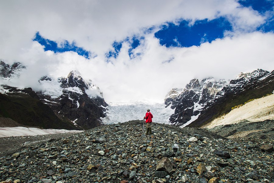 Ледник Адиши на Кавказе Ледник Адиши на Кавказе