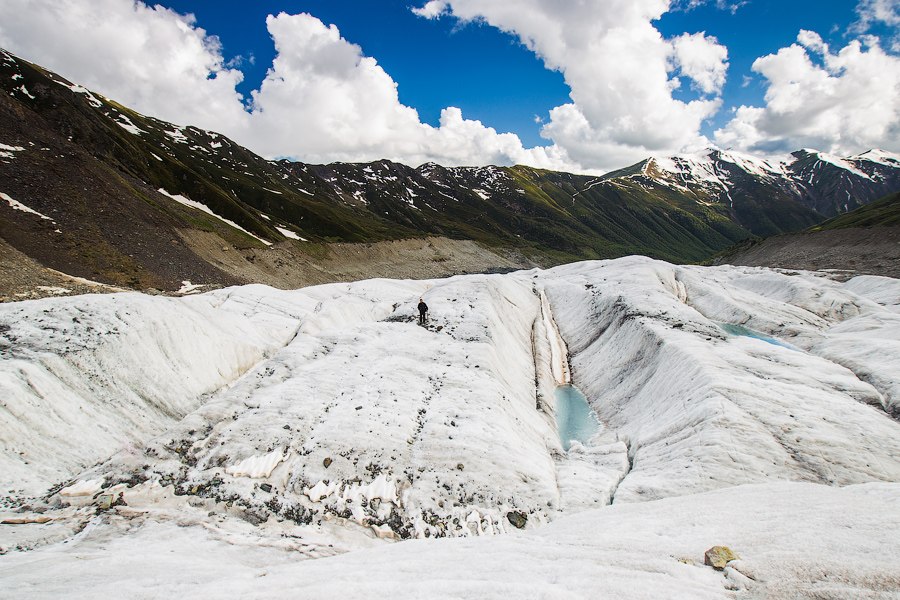 Ледник Адиши на Кавказе Ледник Адиши на Кавказе