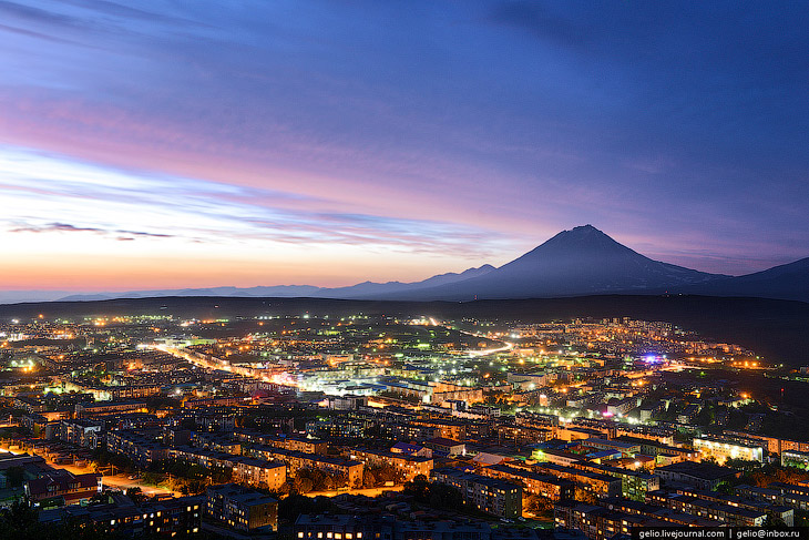 Петропавловск-Камчатский с высоты