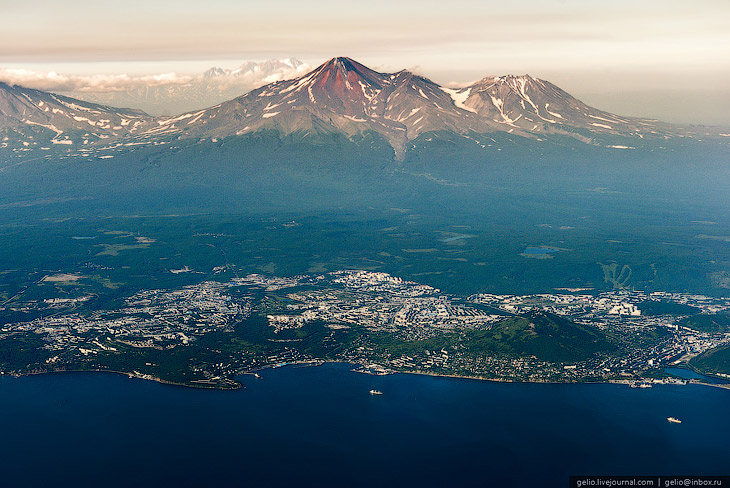 Петропавловск-Камчатский с высоты