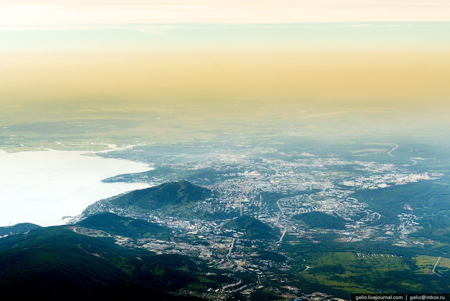 Петропавловск-Камчатский с высоты