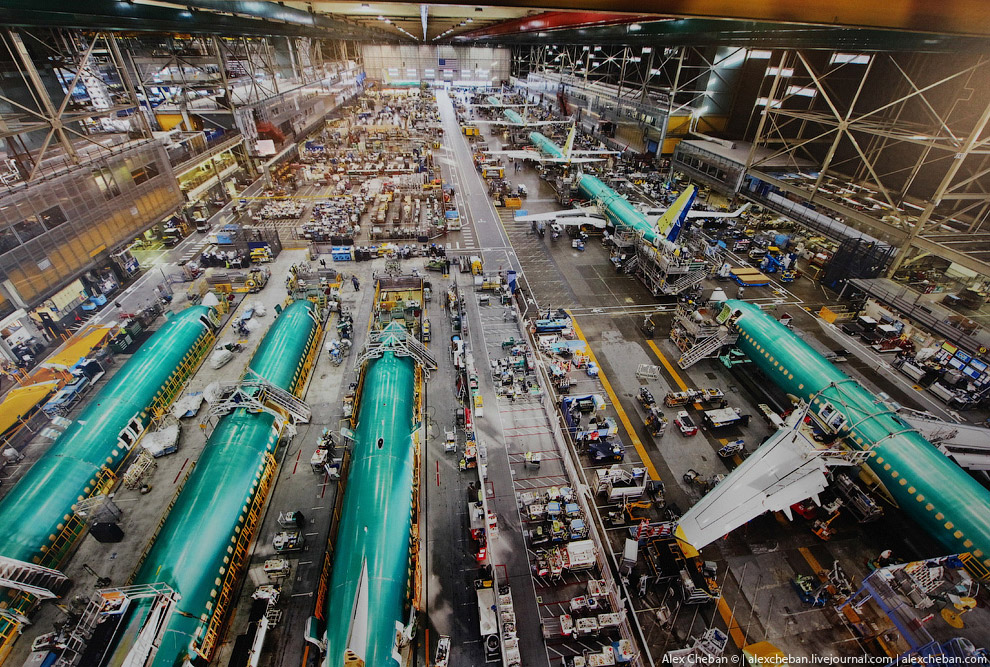 Как делают самолеты Боинг Как делают самолеты Боинг