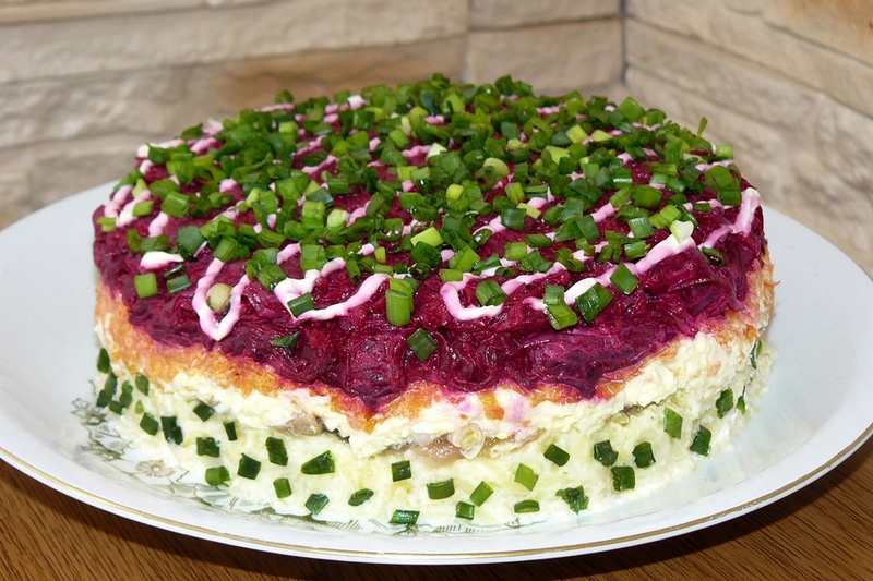 Главные блюда на советском новогоднем столе